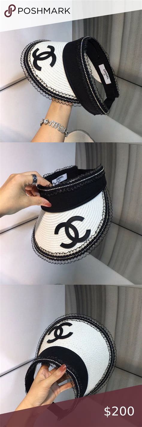 chanel sunvisor|Chanel men's beanie.